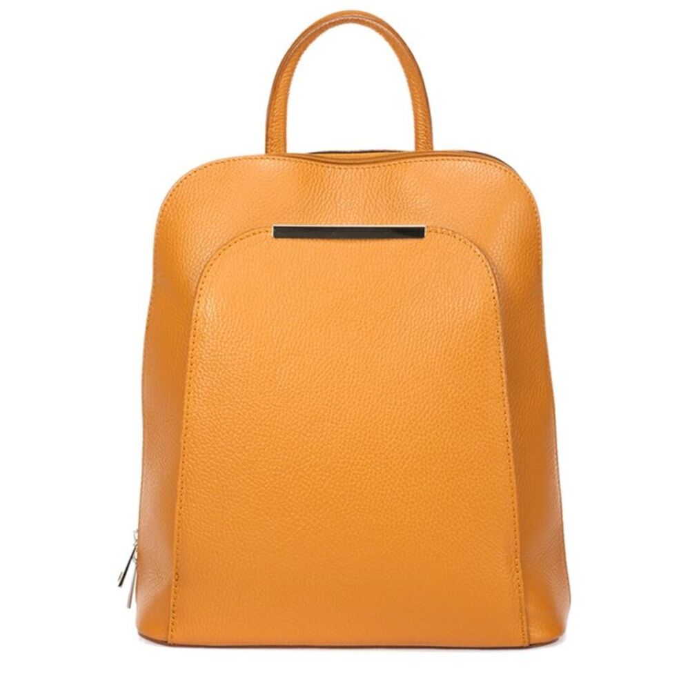 Italian Leather Backpack, Brown